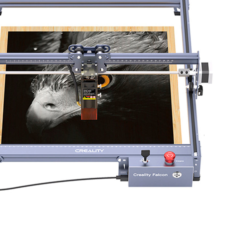 Máquina de Gravação a Laser Creality CR-Falcon Pro 10W + Kit Rotativo de Gravação Bivolt Creality