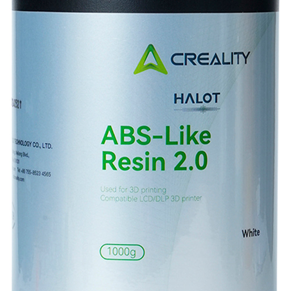Resina para Impressora 3D Creality Tipo ABS 2.0, Alta Precisão 1 Kg Branco Creality