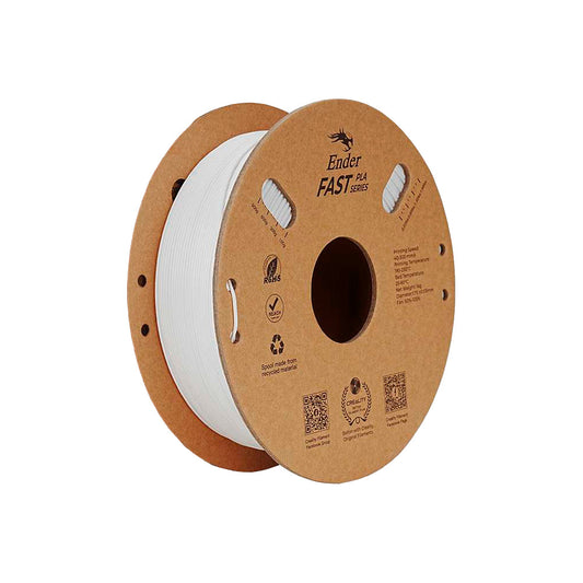 Kit 02 Filamentos PLA para Impressora 3D Creality Ender Fast PLA 1 Kg/Rolo 1.75 mm Branco Creality