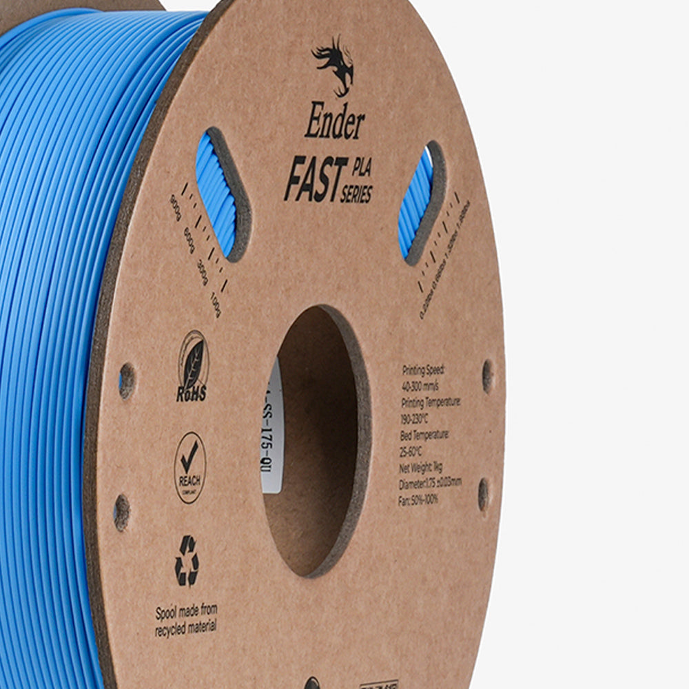Filamento PLA para Impressora 3D Creality Ender Fast PLA 1 Kg/Rolo 1.75 mm Azul Claro Creality