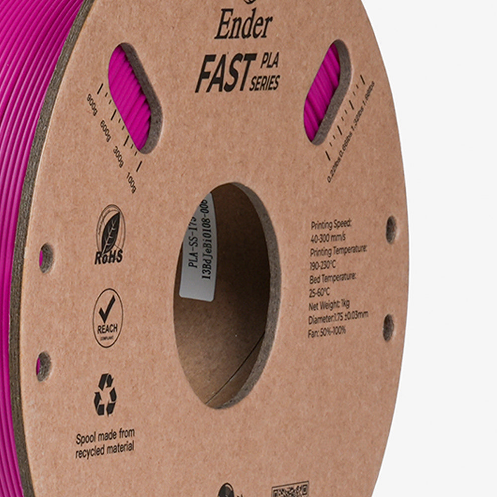 Filamento PLA para Impressora 3D Creality Ender Fast PLA 1 Kg/Rolo 1.75 mm Roxo