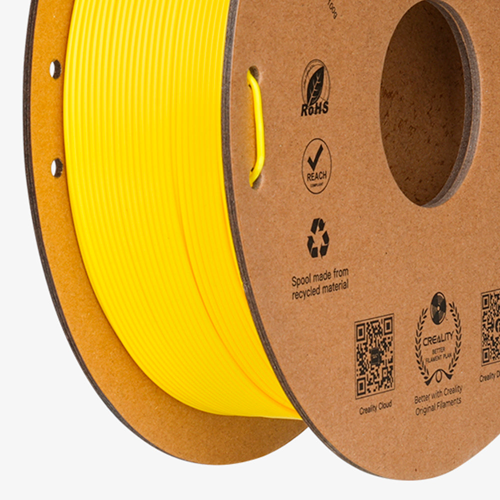 Filamento PLA para Impressora 3D Creality Hyper Fast PLA 1 Kg/Rolo 1.75 mm Amarelo Creality