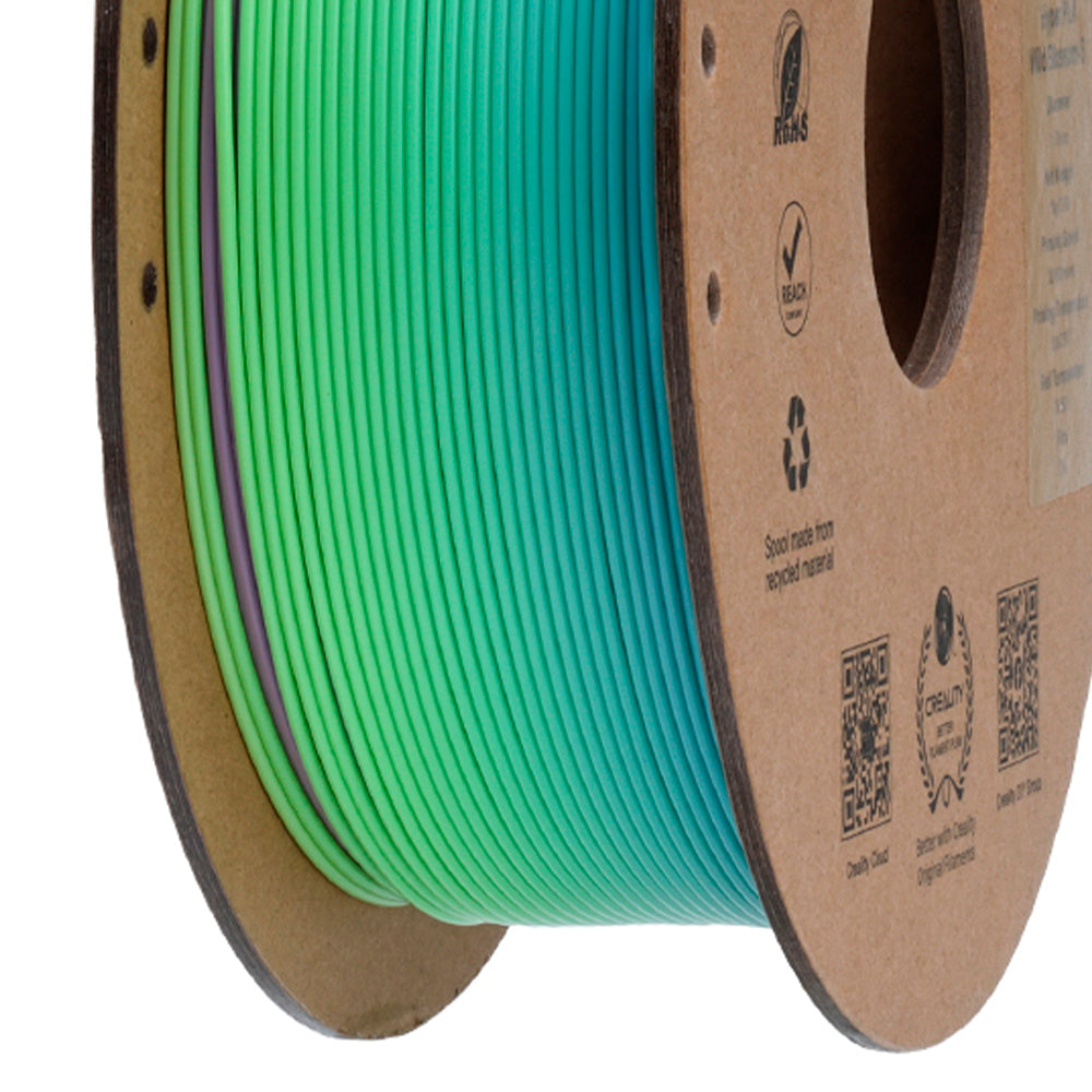 Filamento PLA para Impressora 3D Creality Arco-íris 1 Kg/Rolo 1.75 mm Flor Selvagem Curta Creality