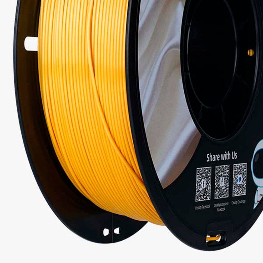Filamento CR-Seda para Impressora 3D Creality CR-Silk 1 Kg/Rolo 1.75 mm Dourado Creality