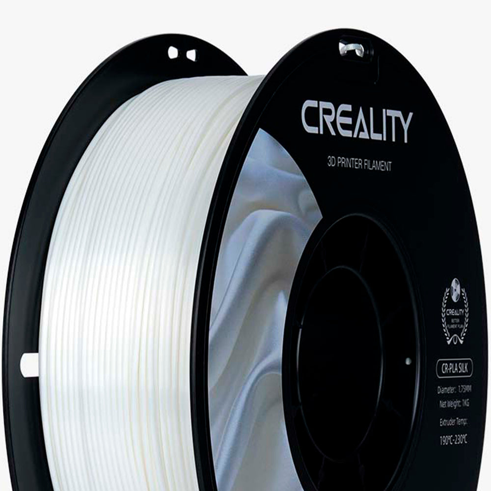 Filamento CR-Seda para Impressora 3D Creality CR-Silk 1 Kg/Rolo 1.75 mm Branco Creality