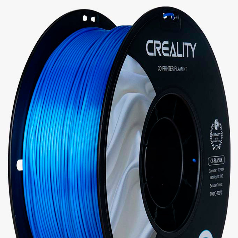 Filamento CR-Seda para Impressora 3D Creality CR-Silk 1 Kg/Rolo 1.75 mm Azul Creality