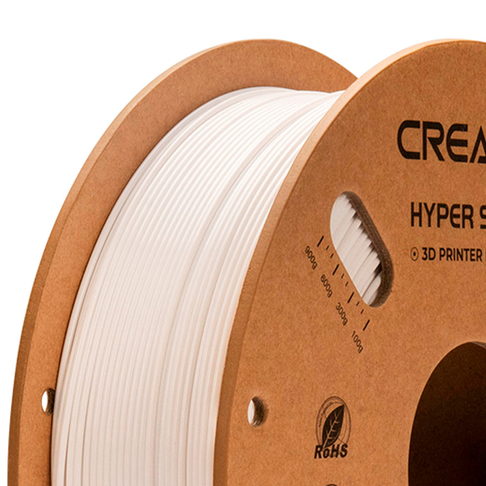 Filamento PETG para Impressora 3D Creality Hyper PETG 1 Kg/Rolo 1.75 mm Branco