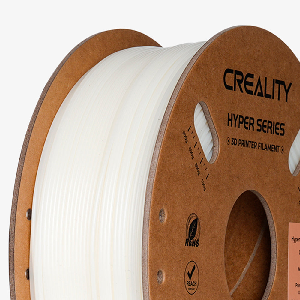 Filamento ABS para Impressora 3D Creality Hyper ABS 1 Kg/Rolo 1.75 mm Branco Creality