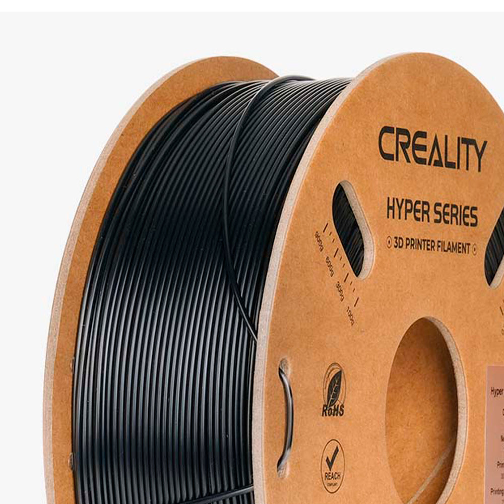 Filamento ABS para Impressora 3D Creality Hyper ABS 1 Kg/Rolo 1.75 mm Preto Creality