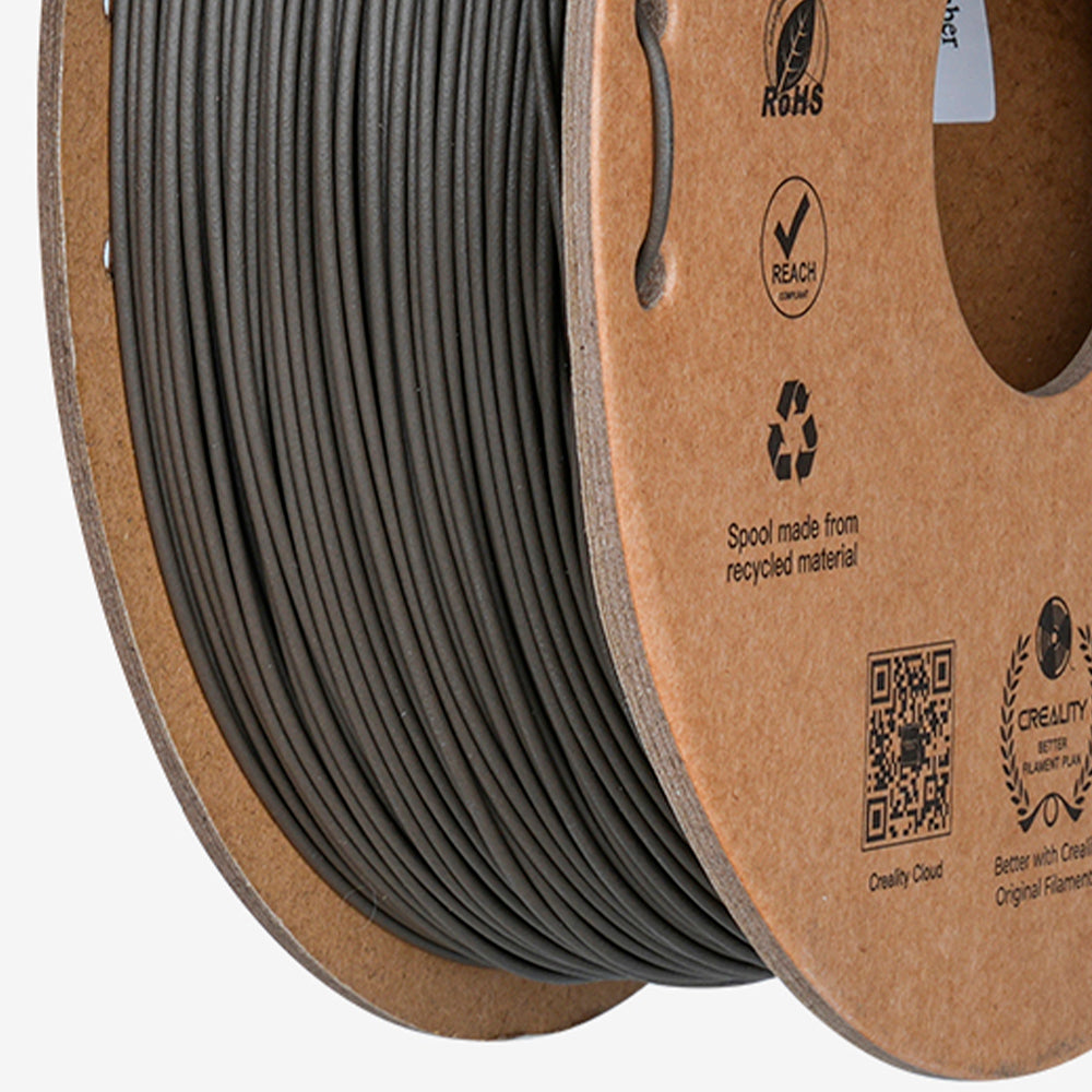 Filamento PLA para Impressora 3D Creality Hyper PLA-CF 1 Kg/Rolo 1.75 mm Amarelo Acinzentado