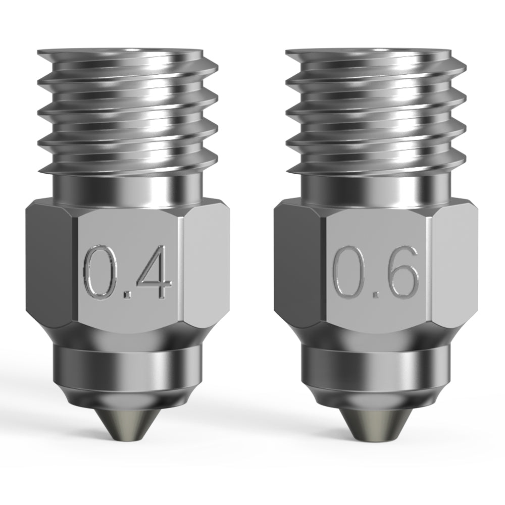 Kit 8 Bicos para Impressão 3D Creality de Alta Qualidade 0.25mm, 0.4mm, 0.6mm, 0.8mm CR-10 Ender-3