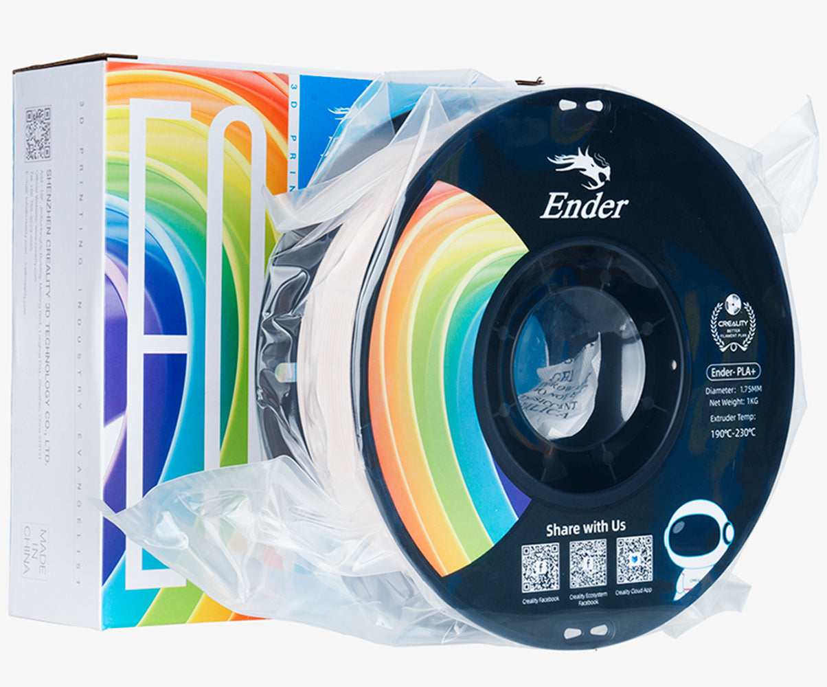 Filamento para Impressora 3D Creality Ender PLA+ 1.75mm Bege 1 Kg Creality