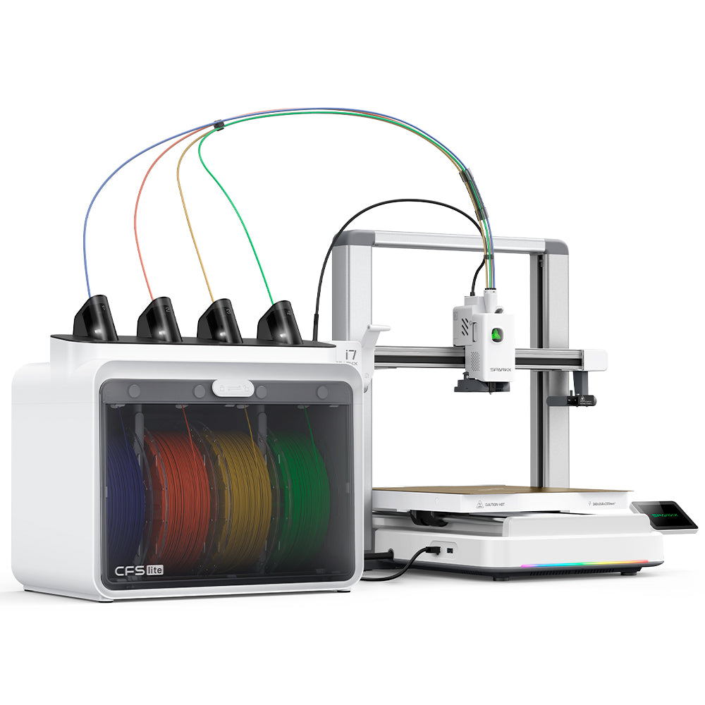 Impressora 3D Creality i7 Sparkx Color Combo Velocidade Máxima 500 mm/s Bivolt com CFS Creality