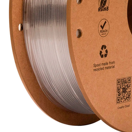 Filamento PETG para Impressora 3D Creality Hyper PETG 1 Kg/Rolo 1.75 mm Transparente Creality