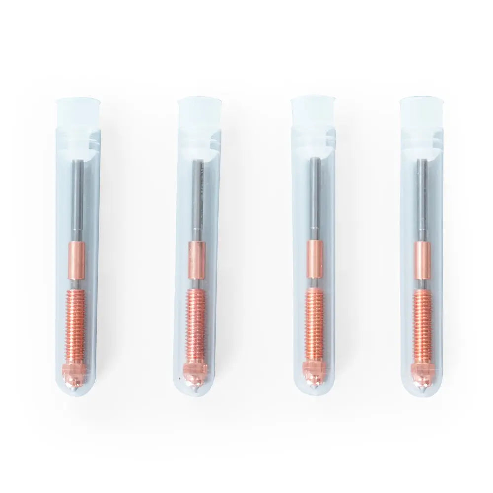 Kit de 4 Bicos para Impressão 3D Creality de Troca Rápida Unicórnio 0.4mm, 0.6mm, 0.8mm K1 Ender V3 Creality