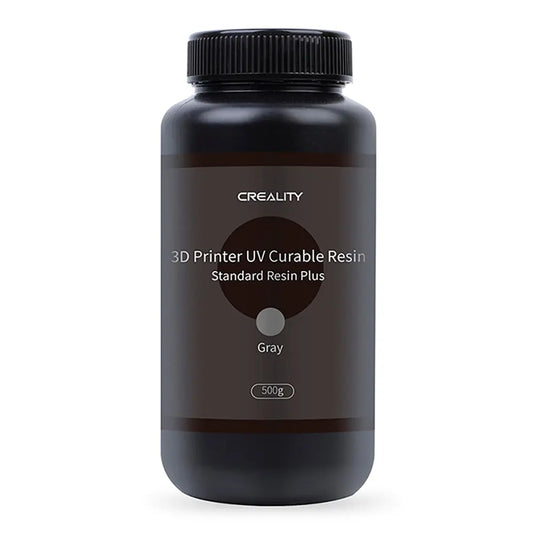 Resina para Impressora 3D Creality Padrão LCD Plus 0,5 Kg de Alta Precisão e Cura Rápida Cinza Creality