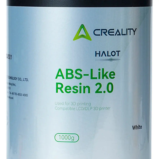 Resina para Impressora 3D Creality Tipo ABS 2.0, Alta Precisão 1 Kg Branco Creality
