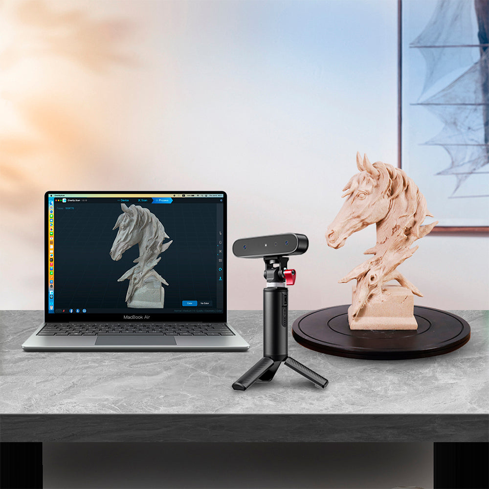 Scanner 3D Portátil Creality CR-Scan Ferret p/Impressão 3D Câmera Colorida com Precisão de 0,1 mm