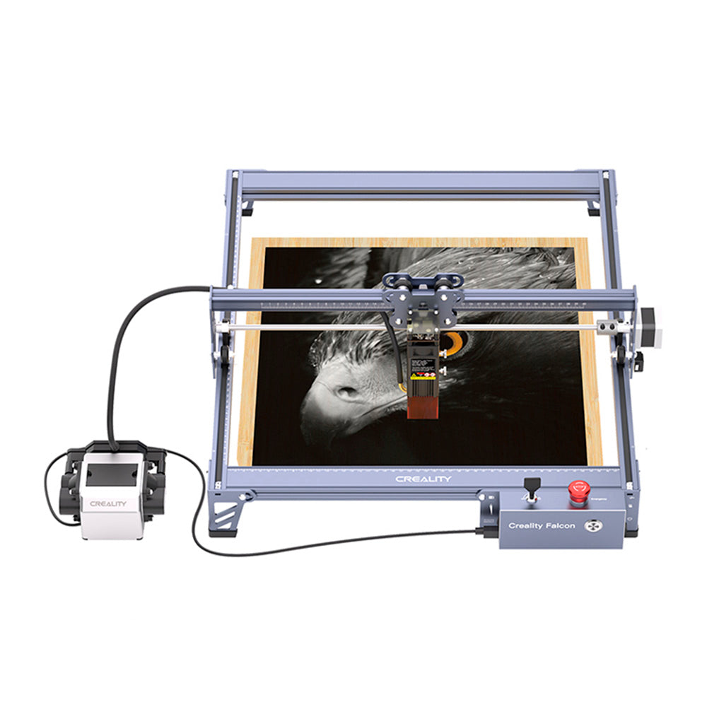 Máquina de Gravação a Laser Creality CR-Falcon Pro 10W + Kit Rotativo de Gravação Bivolt