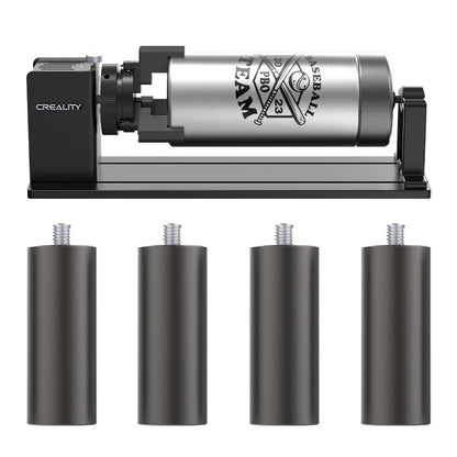 Kit Rotativo para Gravação a Laser com 4 Suportes Creality Pro Compatível com Falcon2