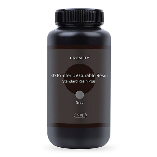 Resina para Impressora 3D Creality Padrão LCD Plus 0,5 Kg de Alta Precisão e Cura Rápida Cinza Creality
