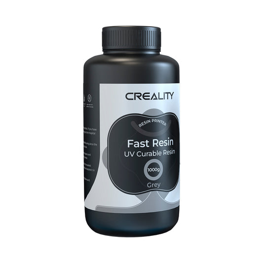 Resina para Impressora 3D Creality Padrão LCD, Cura UV de Resina Rápida, Alta Precisão 1 Kg Cinza