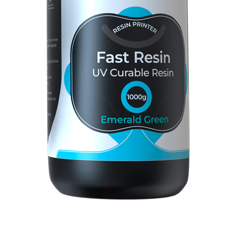 Resina para Impressora 3D Creality Padrão LCD, Cura UV de Resina Rápida, Alta Precisão 1 Kg Azul