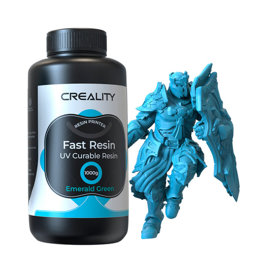 Resina para Impressora 3D Creality Padrão LCD, Cura UV de Resina Rápida, Alta Precisão 1 Kg Azul