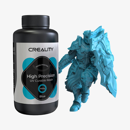 Resina para Impressora 3D Creality Padrão LCD 8K, Cura UV de Resina Rápida, Alta Precisão 1 Kg Azul