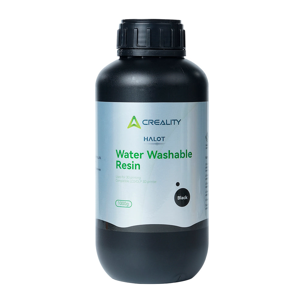 Resina para Impressora 3D Creality Lavável com Água, Alta Precisão 1 Kg Preto