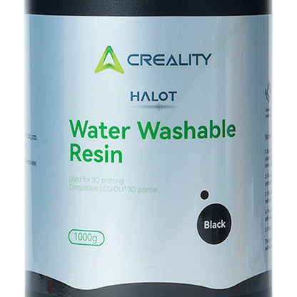 Resina para Impressora 3D Creality Lavável com Água, Alta Precisão 1 Kg Preto