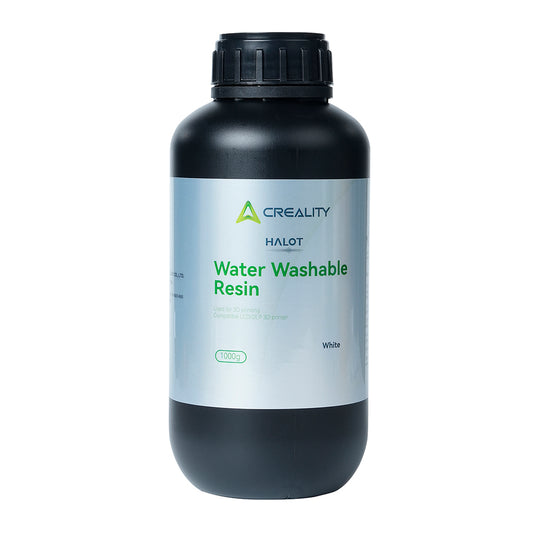 Resina para Impressora 3D Creality Lavável com Água, Alta Precisão 1 Kg Branco