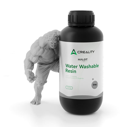 Resina para Impressora 3D Creality Lavável com Água, Alta Precisão 1 Kg Cinza