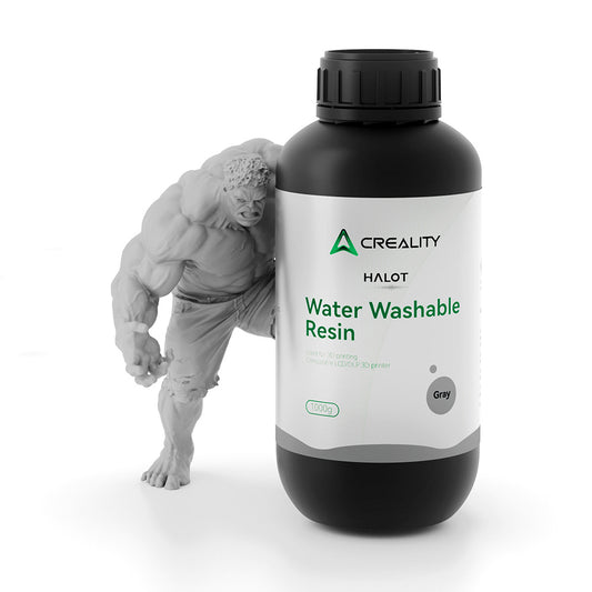 Resina para Impressora 3D Creality Lavável com Água, Alta Precisão 1 Kg Cinza