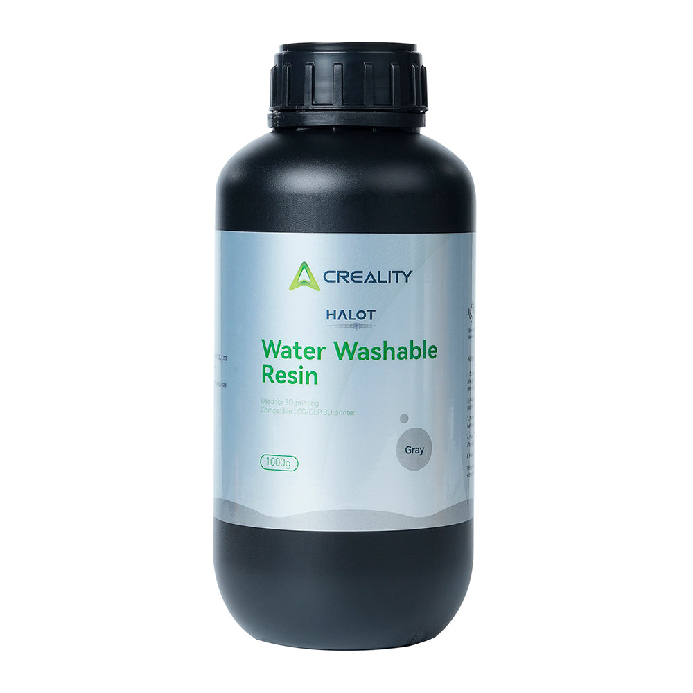 Resina para Impressora 3D Creality Lavável com Água, Alta Precisão 1 Kg Cinza