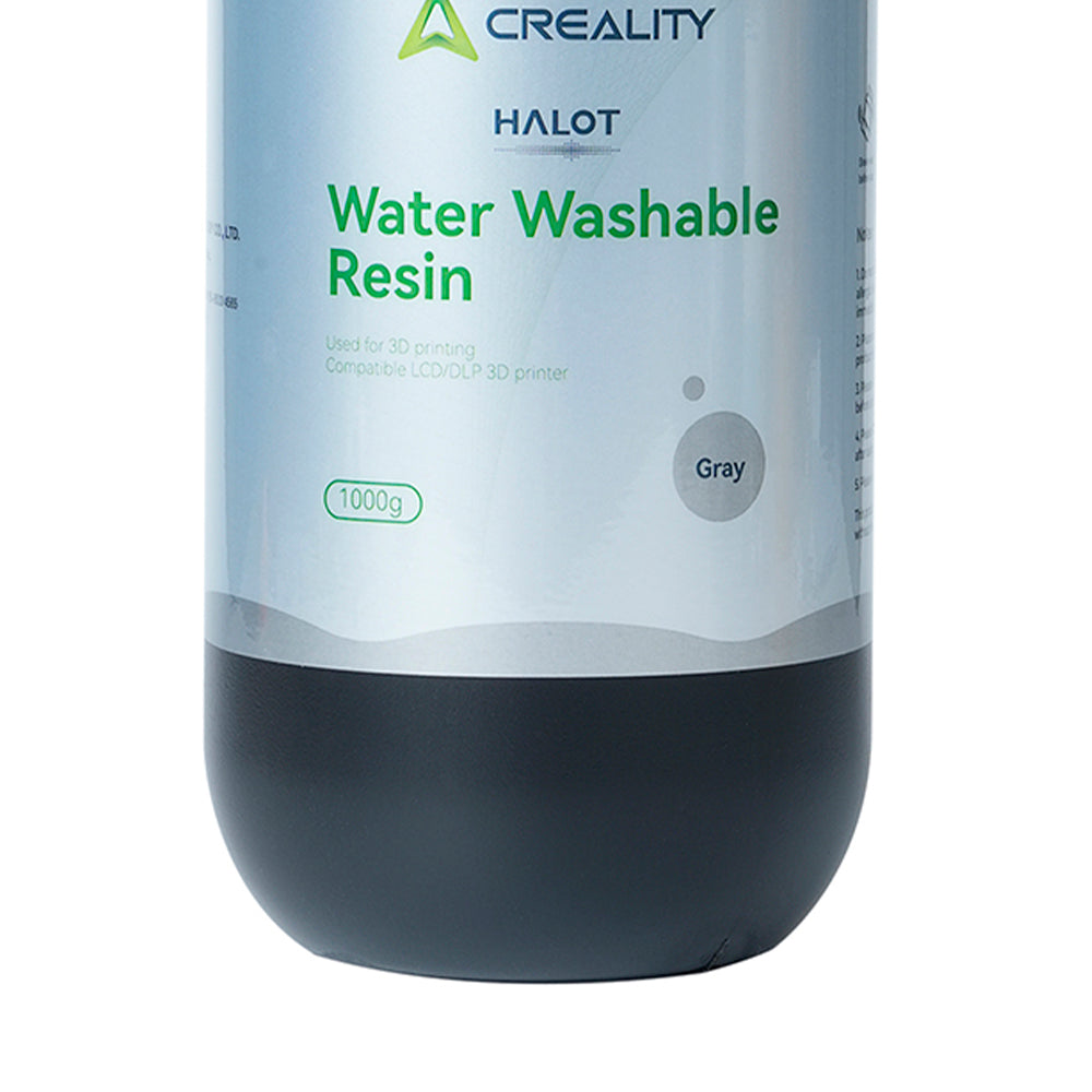 Resina para Impressora 3D Creality Lavável com Água, Alta Precisão 1 Kg Cinza