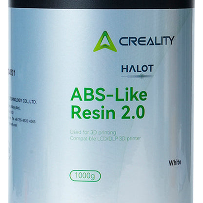 Resina para Impressora 3D Creality Tipo ABS 2.0, Alta Precisão 1 Kg Branco Creality