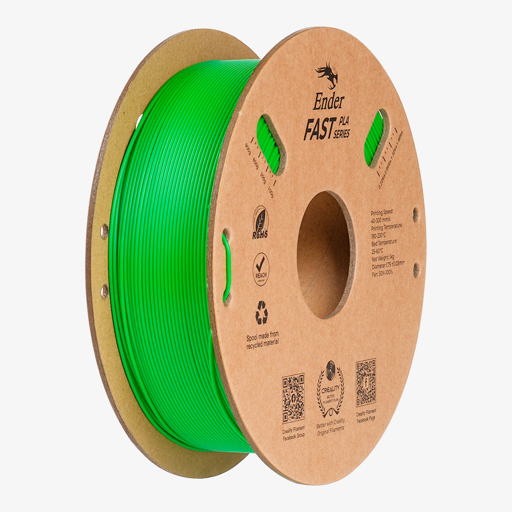 Filamento PLA para Impressora 3D Creality Ender Fast PLA 1 Kg/Rolo 1.75 mm Verde