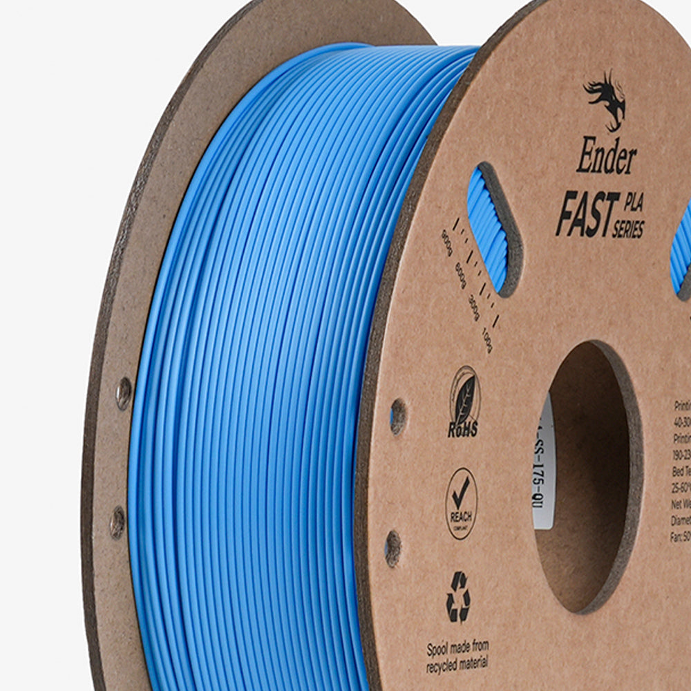 Filamento PLA para Impressora 3D Creality Ender Fast PLA 1 Kg/Rolo 1.75 mm Azul Claro Creality