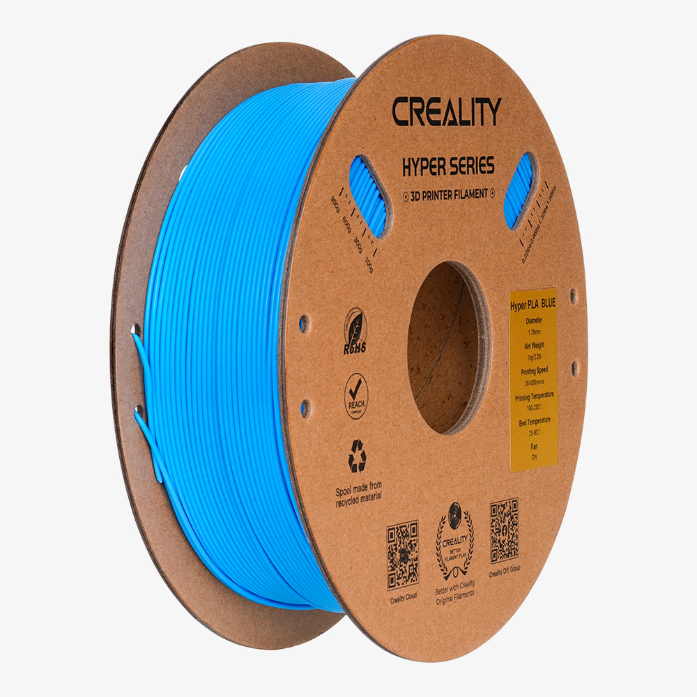 Filamento PLA para Impressora 3D Creality Hyper Fast PLA 1 Kg/Rolo 1.75 mm Azul