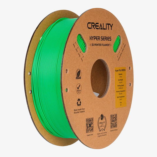 Filamento PLA para Impressora 3D Creality Hyper Fast PLA 1 Kg/Rolo 1.75 mm Verde