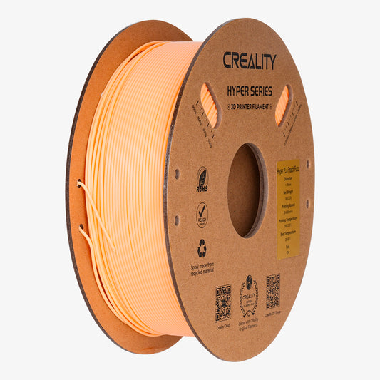 Filamento PLA para Impressora 3D Creality Hyper Fast PLA 1 Kg/Rolo 1.75 mm Pêssego