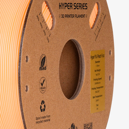 Filamento PLA para Impressora 3D Creality Hyper Fast PLA 1 Kg/Rolo 1.75 mm Pêssego