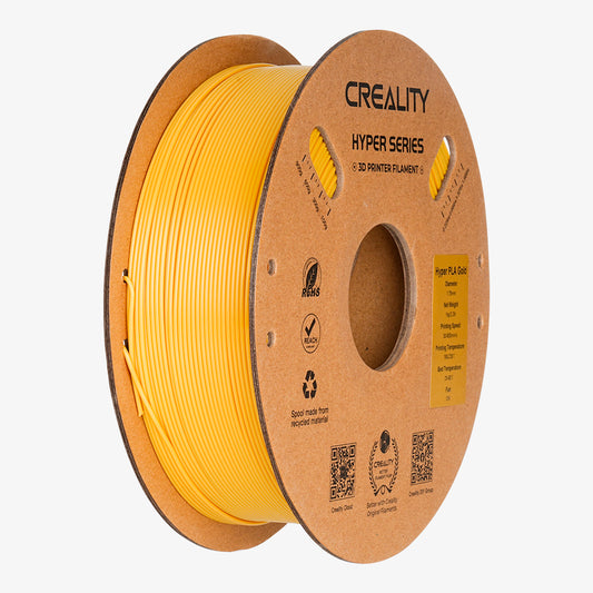 Filamento PLA para Impressora 3D Creality Hyper Fast PLA 1 Kg/Rolo 1.75 mm Ouro