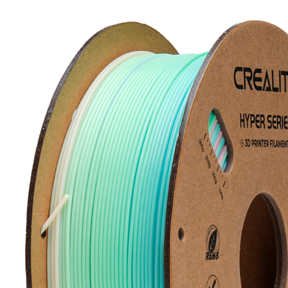 Filamento PLA para Impressora 3D Creality Arco-íris 1 Kg/Rolo 1.75 mm Lago da Primavera Creality