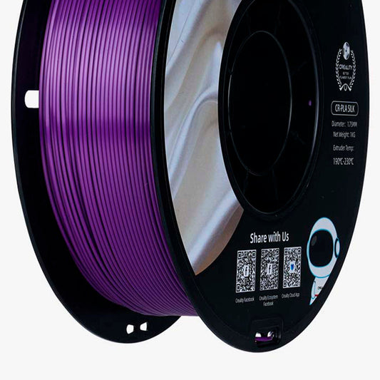 Filamento CR-Seda para Impressora 3D Creality CR-Silk 1 Kg/Rolo 1.75 mm Roxo Creality