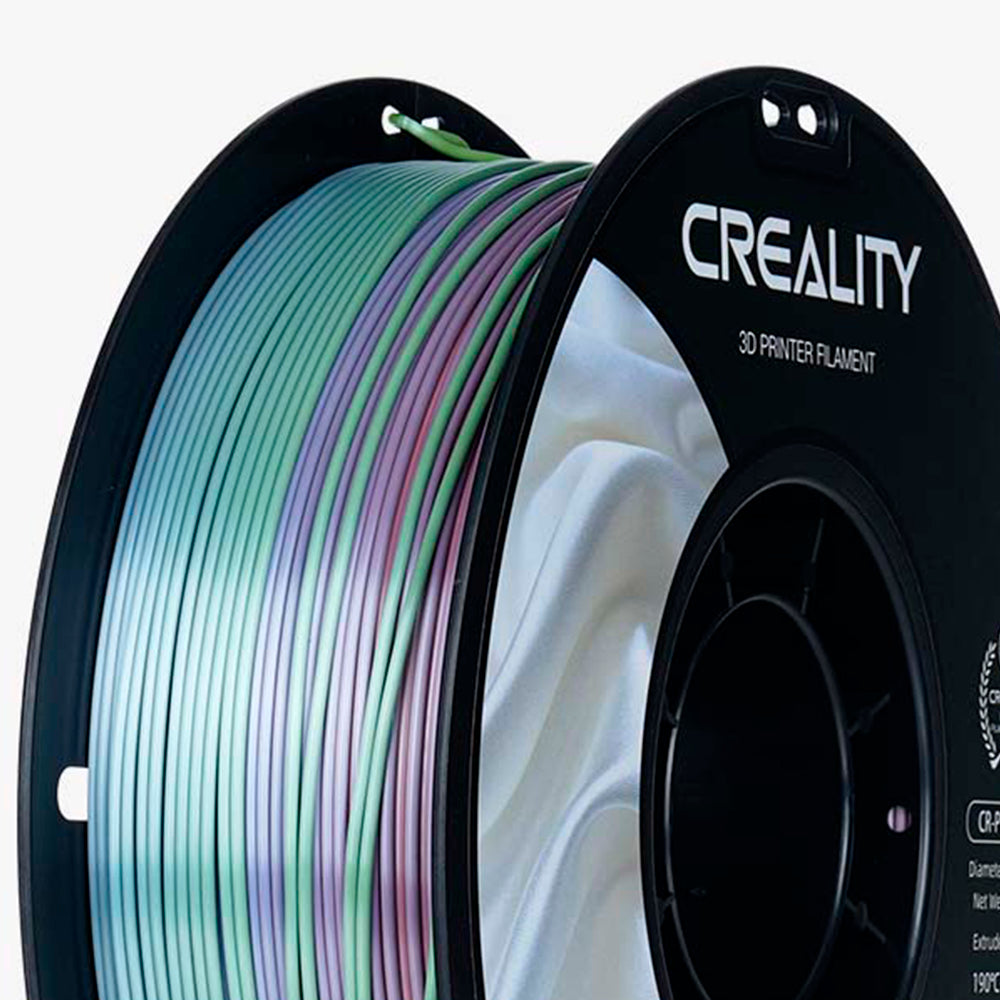 Filamento CR-Seda para Impressora 3D Creality CR-Silk 1 Kg/Rolo 1.75 mm Arco-Íris Creality