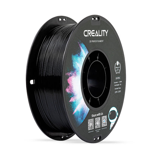 Filamento PETG para Impressora 3D Creality CR-PETG 1 Kg/Rolo 1.75 mm Preto