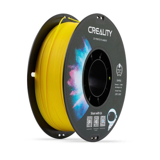 Filamento PETG para Impressora 3D Creality CR-PETG 1 Kg/Rolo 1.75 mm Amarelo