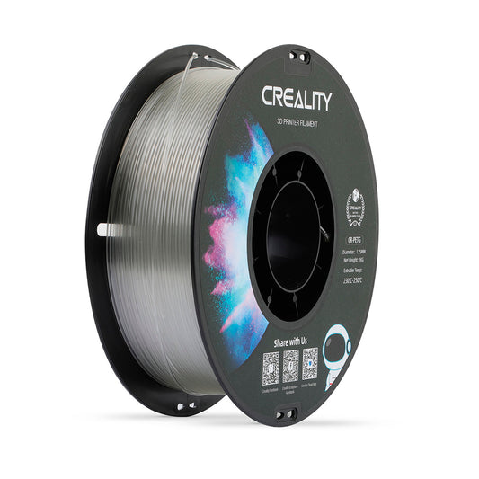 Filamento PETG para Impressora 3D Creality CR-PETG 1 Kg/Rolo 1.75 mm Transparente